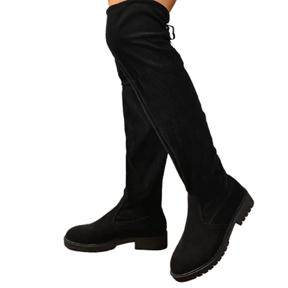 Funki Findz | Boots | Women's Over Knee Tie Up Platform Boots