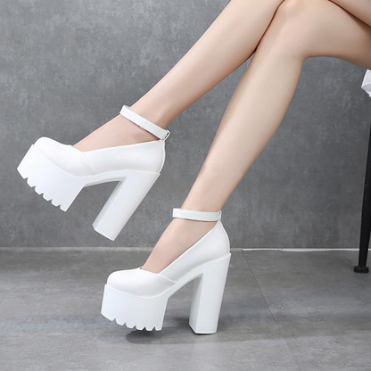 Funki Findz | Shoes | Women's High Buckle Strap Lolita Platforms
