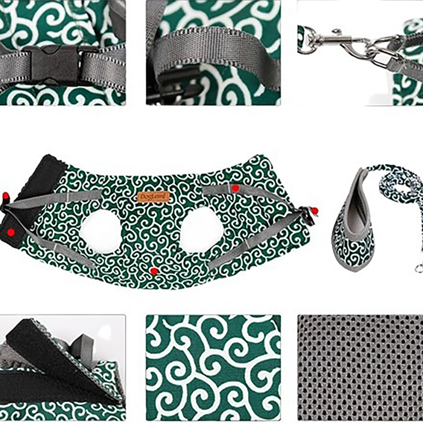 Funki Findz | Pet Harnesses | Cat Harness Walking Lead Vest Set