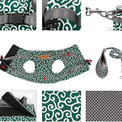 Funki Findz | Pet Harnesses | Cat Harness Walking Lead Vest Set