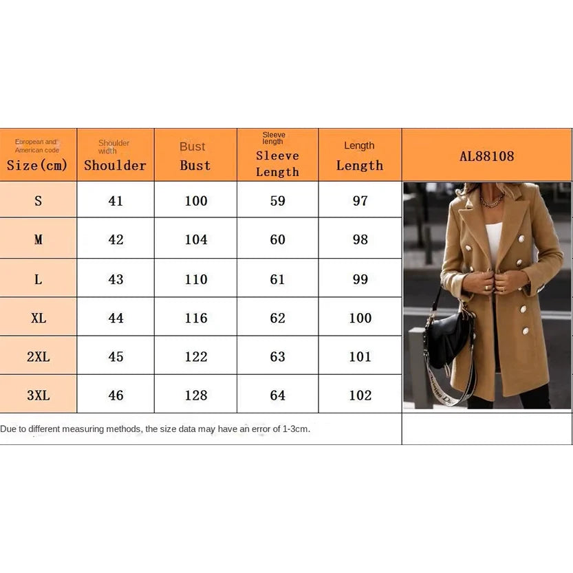 Funki Findz | Jackets | Women's Suit Collar Double Breast Coats