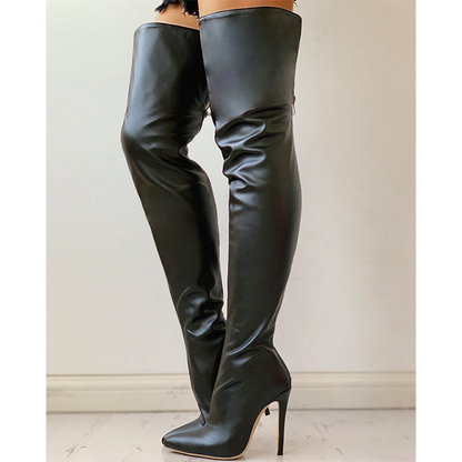 Funki Findz | Boots | Women's Elegant Over Knee Stiletto Boots