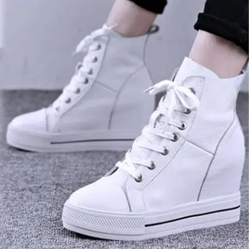 Funki Findz | Boots | Women's Canvas High Rise Ankle Sneaker