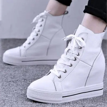 Funki Findz | Boots | Women's Canvas High Rise Ankle Sneaker