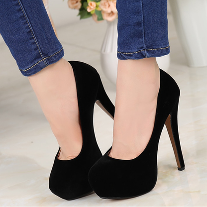 Funki Findz | Shoes | Women's Super High Heel Suede Stilettos