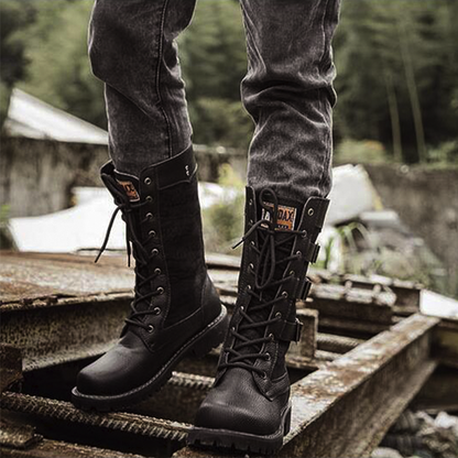 Funki Findz | Boots | Men's Gothic Punk Buckle Strap Biker Boots