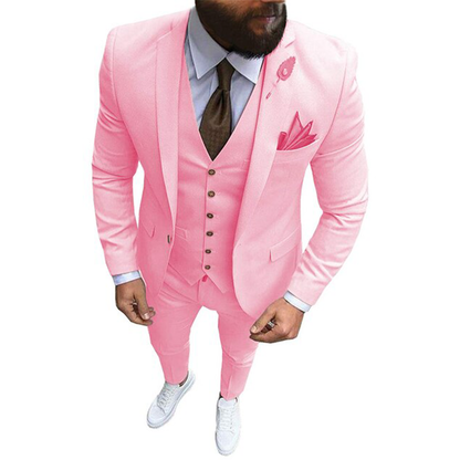 Funki Findz | Suits | Men's Formal Wedding Attire | 3 Pcs Slim Fit