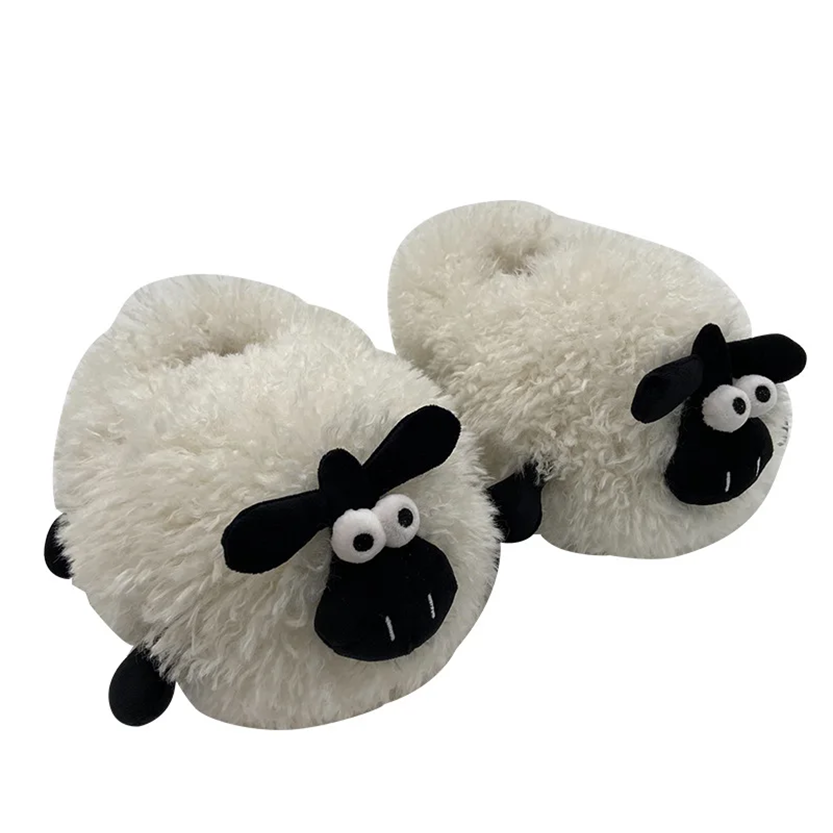 Funki Findz | Shoes | Unisex Cute Wide Eyed Sheep Slippers