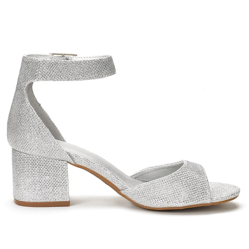 Funki Findz | Shoes | Women's Shimmery Gold Silver Sandals
