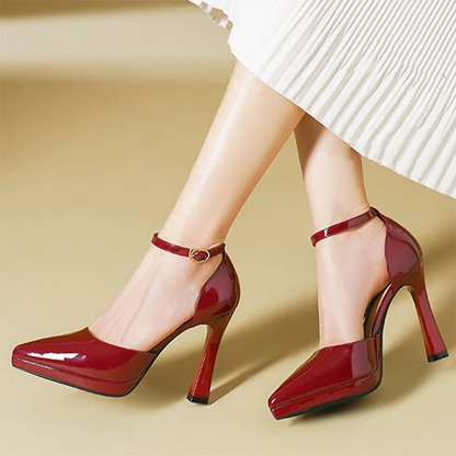 Funki Findz | Shoes | Women's Patent Leather Pointed Toe heels