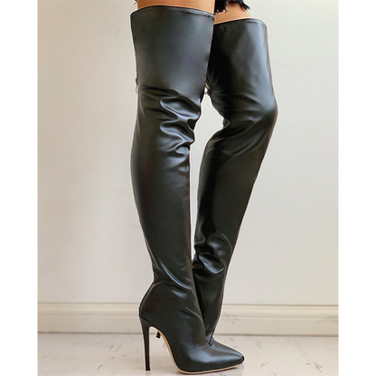 Funki Findz | Boots | Women's Elegant Over Knee Stiletto Boots