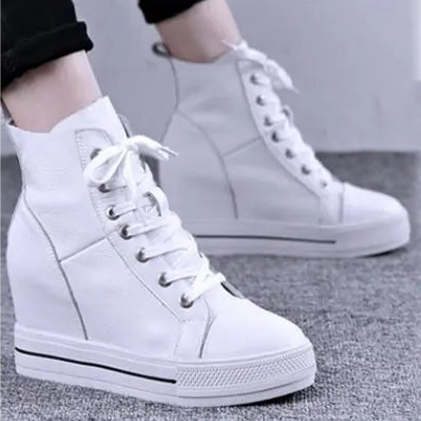 Funki Findz | Boots | Women's Canvas High Rise Ankle Sneaker