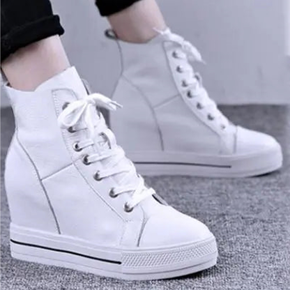 Funki Findz | Boots | Women's Canvas High Rise Ankle Sneaker