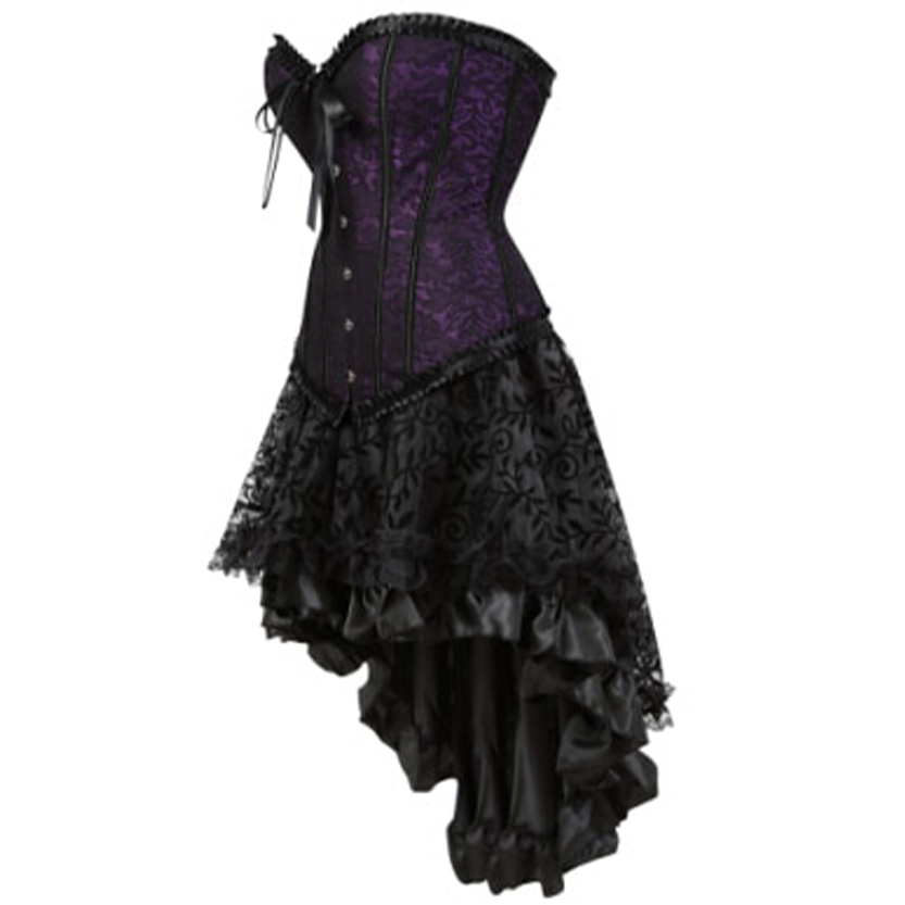 Funki Findz | Dresses | Women's Victorian Gothic Corset Skirt Set
