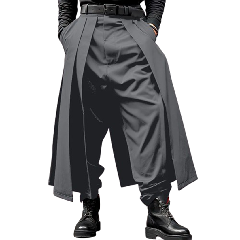 Funki Findz | Skirts | Men's Women's Irregular Pleated Pant/Skirt