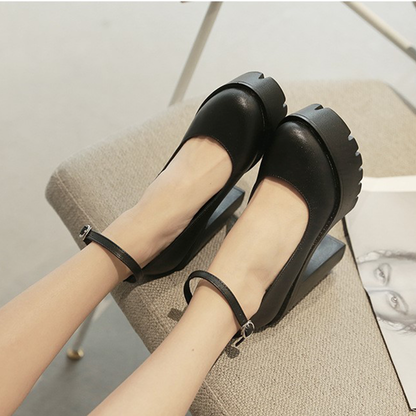 Funki Findz | Shoes | Women's High Buckle Strap Lolita Platforms