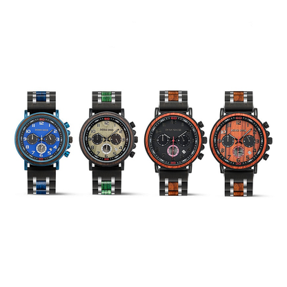 Funki Findz | Watches | Men's Wooden Quartz Wrist Stop Watch