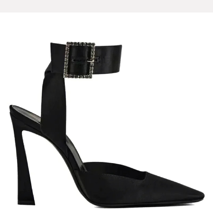 Funki Findz | Shoes | Women's Pointed Toe Buckle Strap Stilettos