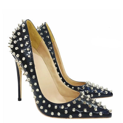 Funki Findz | Shoes | Women's Spikes Rivets Super High Stilettos