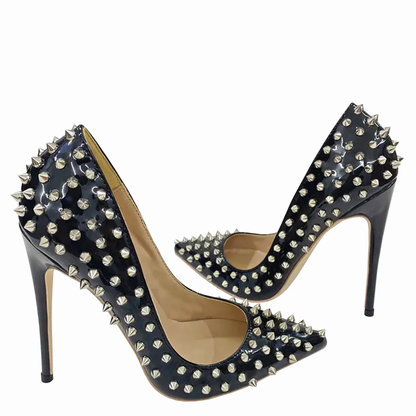 Funki Findz | Shoes | Women's Spikes Rivets Super High Stilettos