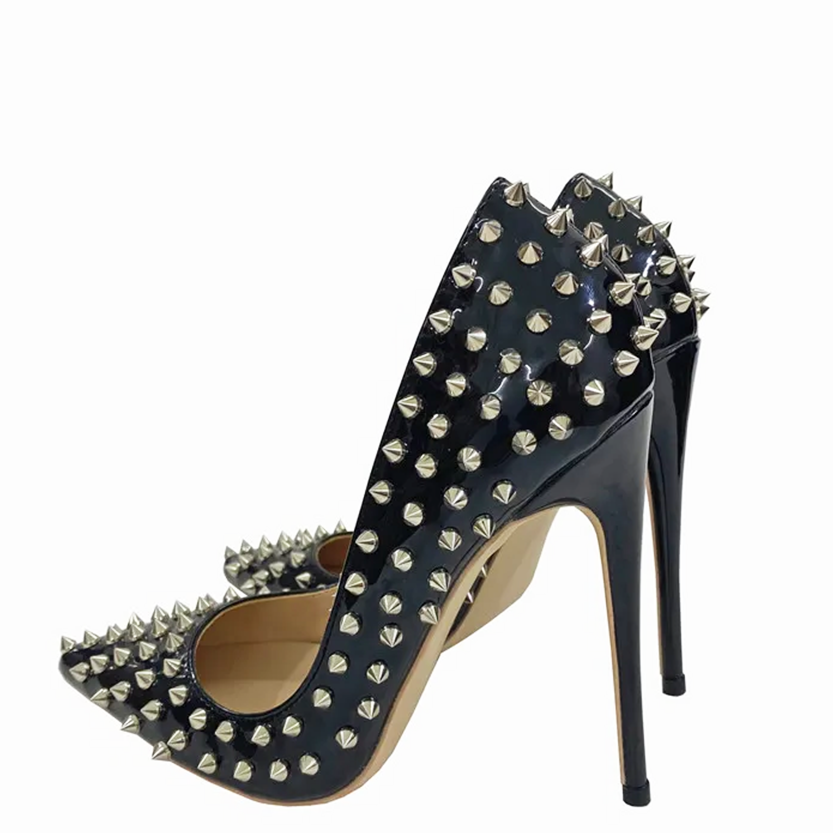 Funki Findz | Shoes | Women's Spikes Rivets Super High Stilettos