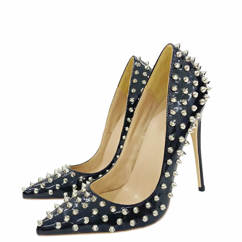 Funki Findz | Shoes | Women's Spikes Rivets Super High Stilettos
