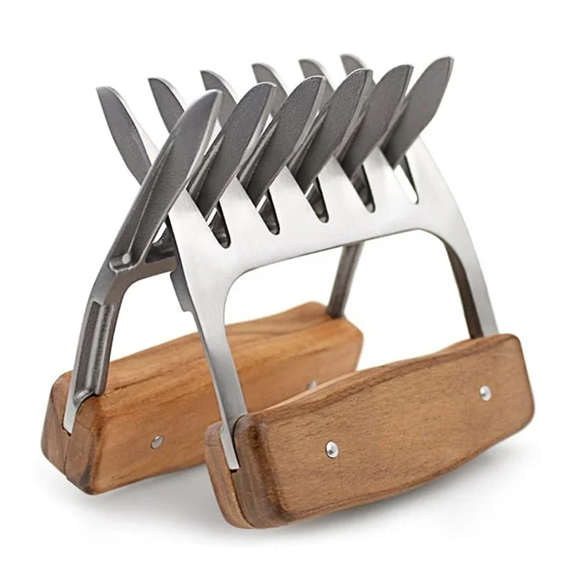 Funki Findz | Meat Claws | Stainless Steel Wood Meat Claws