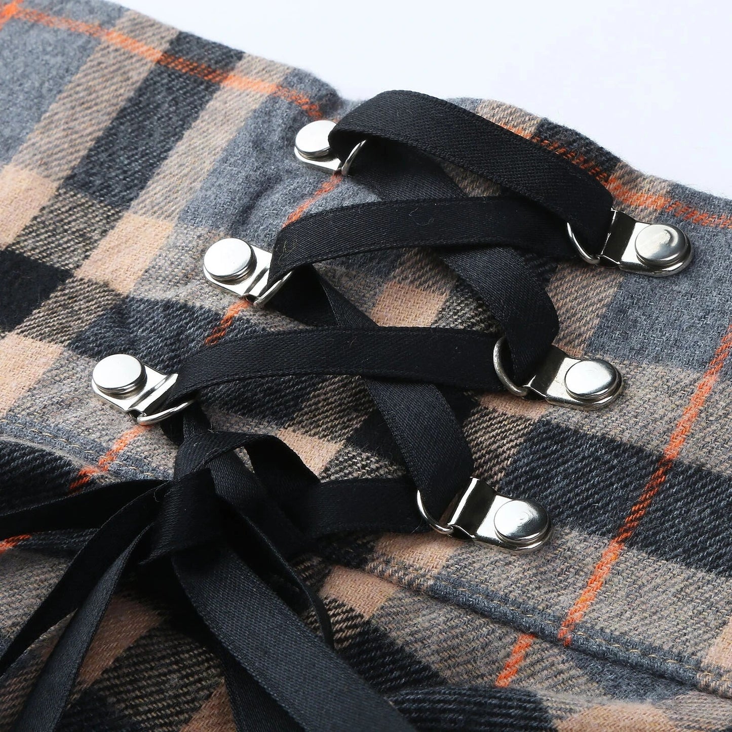 Funki Findz | Skirts | Women's Gothic Retro Punk Plaid Mini Skirt