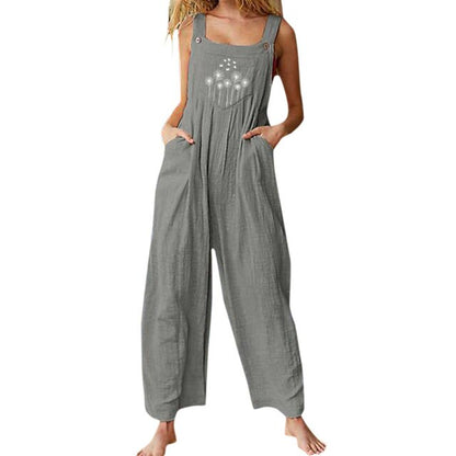 Funki Findz | Pants | Women's Boho Loose Fit Wide Leg Romper
