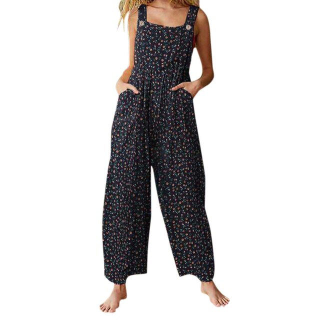 Funki Findz | Pants | Women's Boho Loose Fit Wide Leg Romper