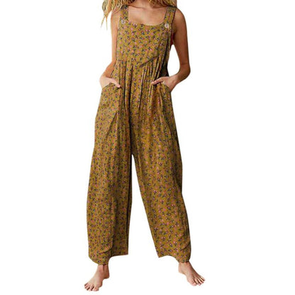 Funki Findz | Pants | Women's Boho Loose Fit Wide Leg Romper