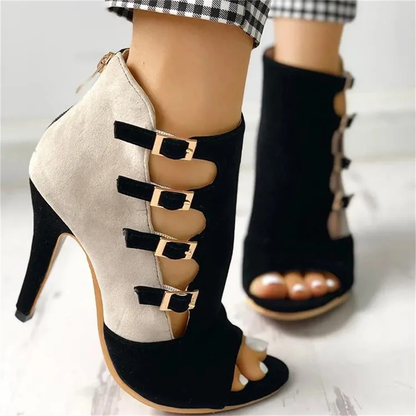 Funki Findz | Shoes | Women's Suede Wrap Buckle Strap Shoes