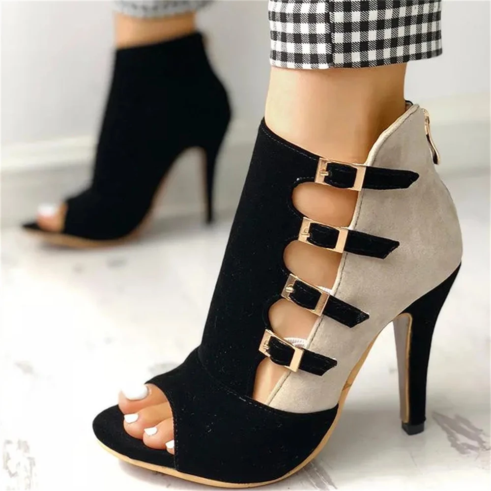 Funki Findz | Shoes | Women's Suede Wrap Buckle Strap Shoes