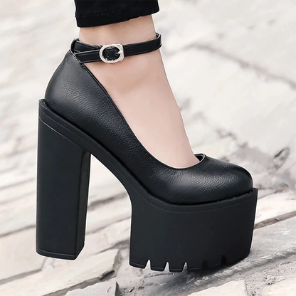 Funki Findz | Shoes | Women's High Mary Jane Gothic Platforms