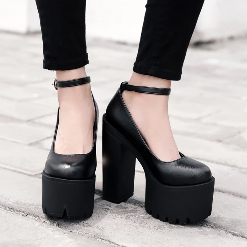Funki Findz | Shoes | Women's High Mary Jane Gothic Platforms