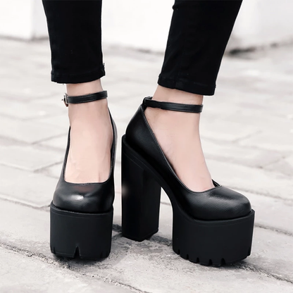 Funki Findz | Shoes | Women's High Mary Jane Gothic Platforms