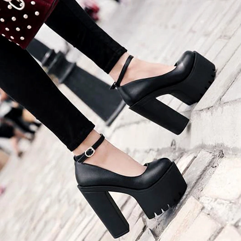 Funki Findz | Shoes | Women's High Mary Jane Gothic Platforms