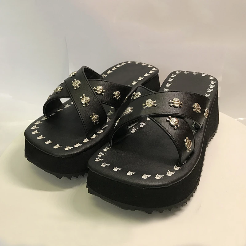 Funki Findz | Shoes | Women's Gothic Platform Wedge Sandals