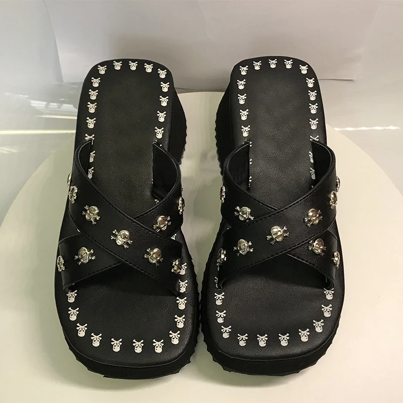 Funki Findz | Shoes | Women's Gothic Platform Wedge Sandals