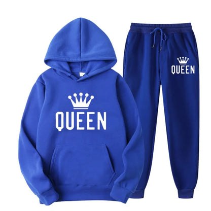 Funki Findz | Activewear | Unisex King Queen Hooded Sweat Suits