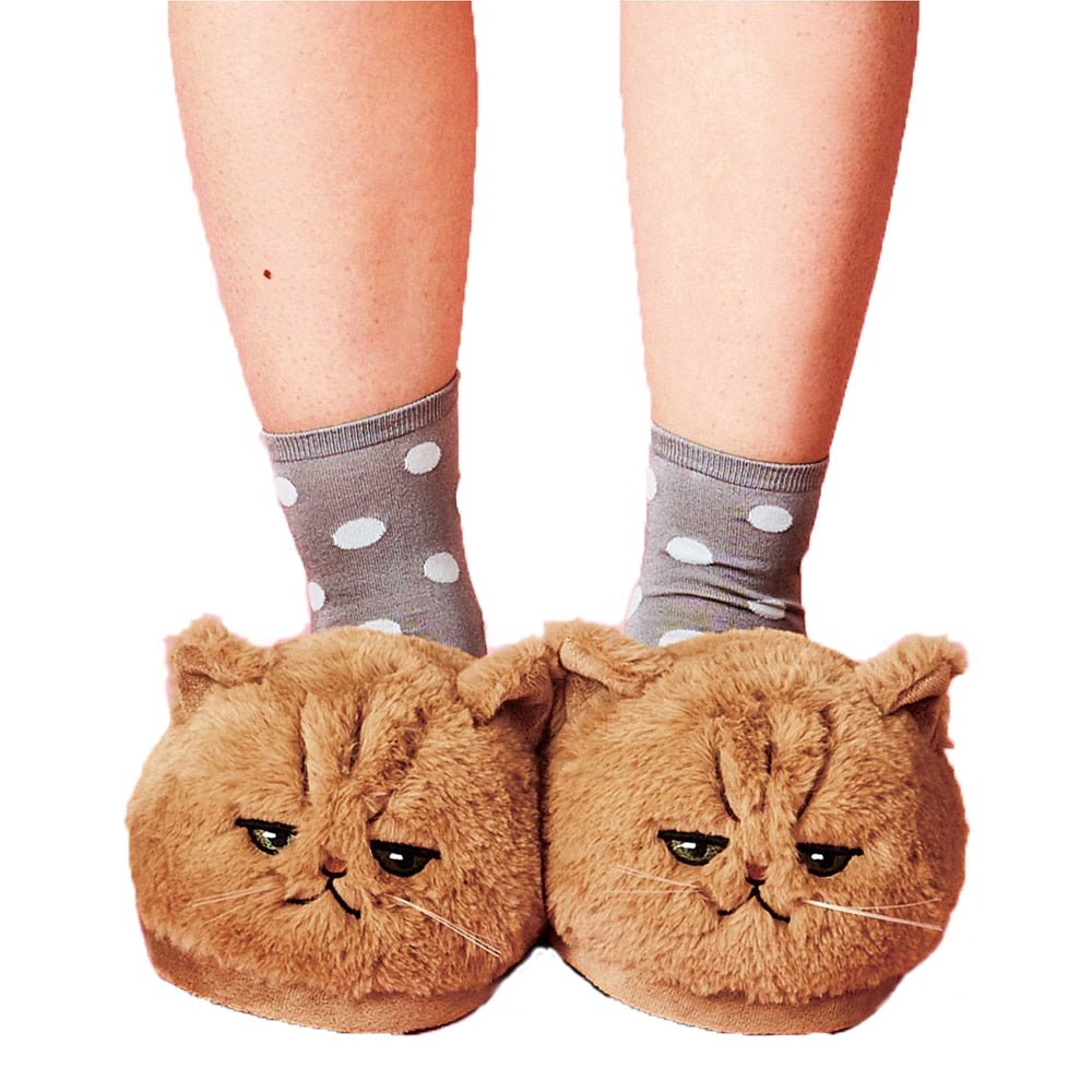 Funki Findz | Shoes | Women's Plush Kitten Slippers