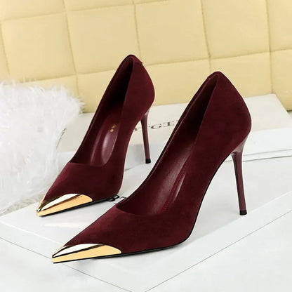Funki Findz | Shoes | Women's Leopard Print Stilettos Metal Heel