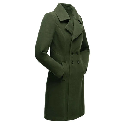 Funki Findz | Jackets | Women's Slim Fit Double Breast Overcoat