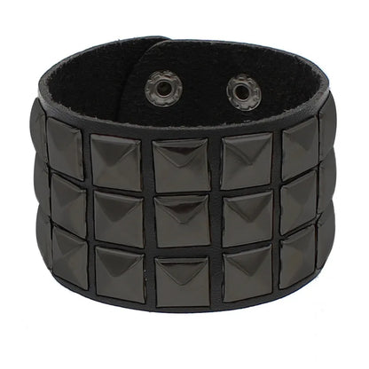 Funki Findz | Bracelets | Unisex Wide Cuff Goth Bracelet