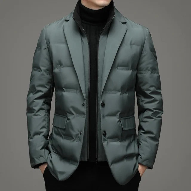 Funki Findz | Jackets | Men's Winter Warm Down Dress Blazer