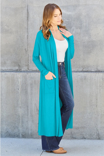 Funki Findz | Jackets | Women's Open Front Long Sleeve Coat
