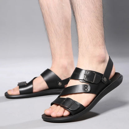 Funki Findz | Shoes | Men's Summer Fashion Leather Sandals