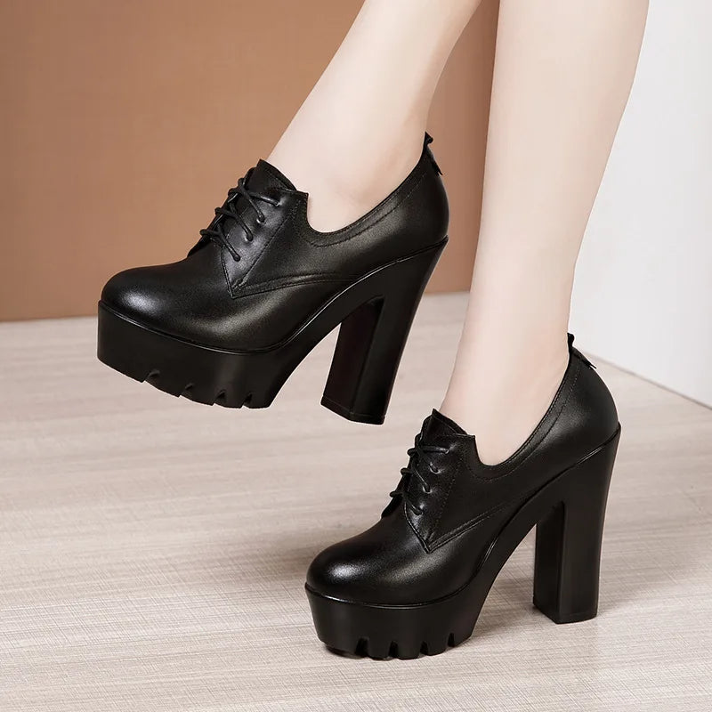 Funki Findz | Shoes | Women's Lace Up Platform Mary Janes