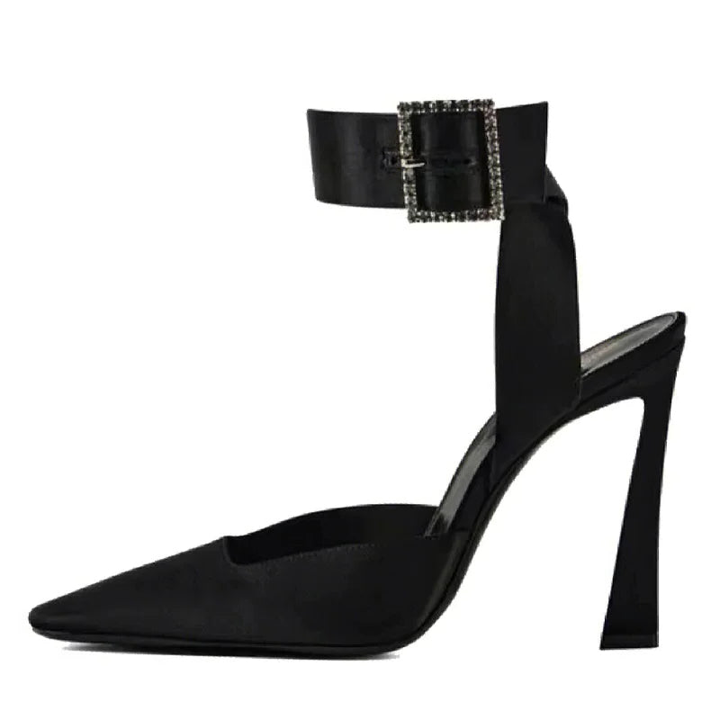 Funki Findz | Shoes | Women's Pointed Toe Buckle Strap Stilettos