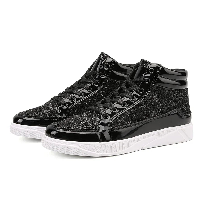 Funki Findz | Boots | Men's Women's Bling Lace Up Sneakers